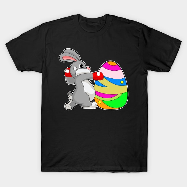 Rabbit Easter Easter egg Boxing T-Shirt by Markus Schnabel